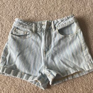 pacsun striped mom short